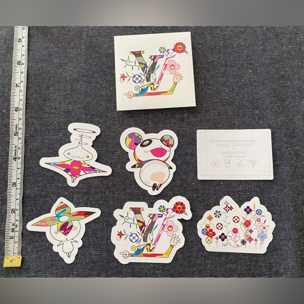 Louis Vuitton Murakami Stickers Set with Envelope